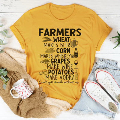 No puedes emborracharte sin la camiseta del granjero