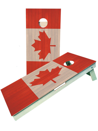 Premium Canada Flag Cornhole Boards for Ultimate Fun - Korvel