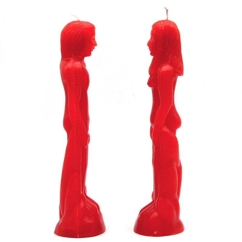 Velas Artísticas en Forma de Pareja Humana para Decoración del Hogar
