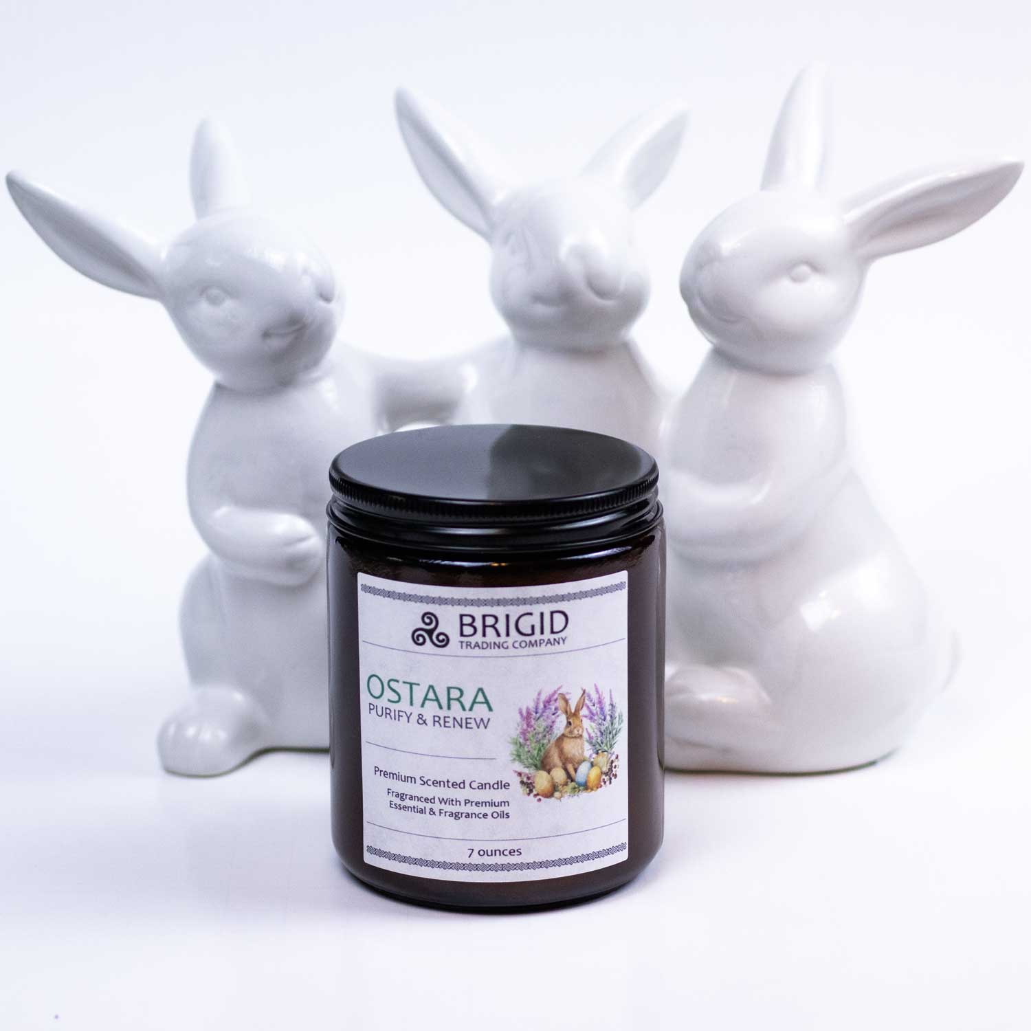 Ostara Spring Equinox Soy Candle - Floral & Spicy Aroma - Korvel
