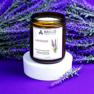 Soothing Lavender Essence Soy Candle - Pure Relaxation - Korvel
