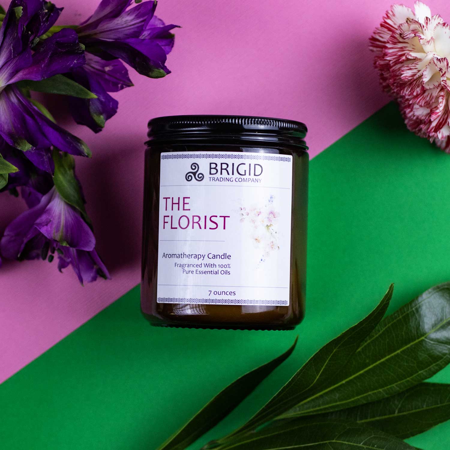 Luxurious Floral Soy Wax Candle - Jasmine, Ylang Ylang, Helichrysum & Sandalwood Blend - Korvel
