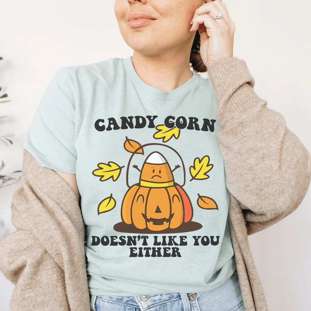 Camiseta Candy Corn No Te Quiere Tampoco
