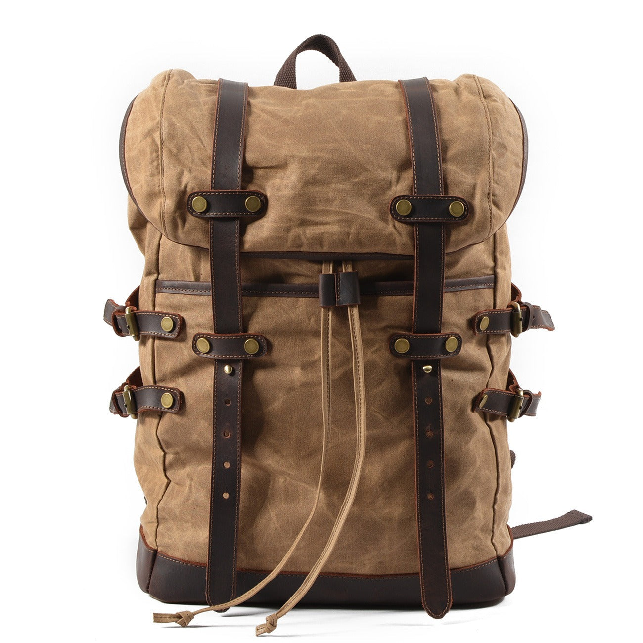 Premium Canvas Backpack for Men - Waterproof & Stylish