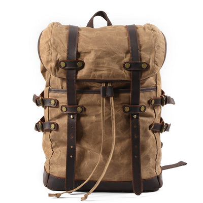 Sac à dos en toile premium pour hommes - Imperméable et élégant