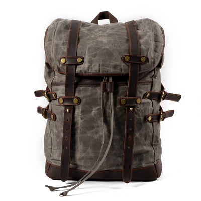 Sac à dos en toile premium pour hommes - Imperméable et élégant