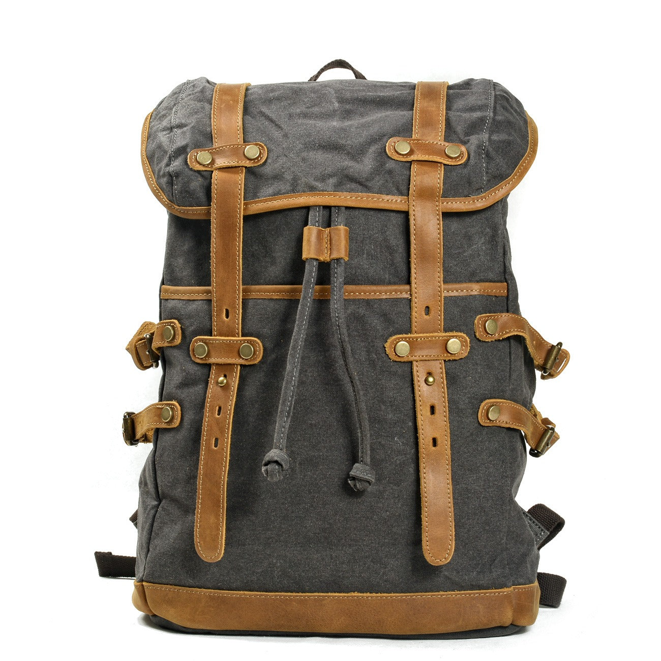 Premium Canvas Backpack for Men - Waterproof & Stylish