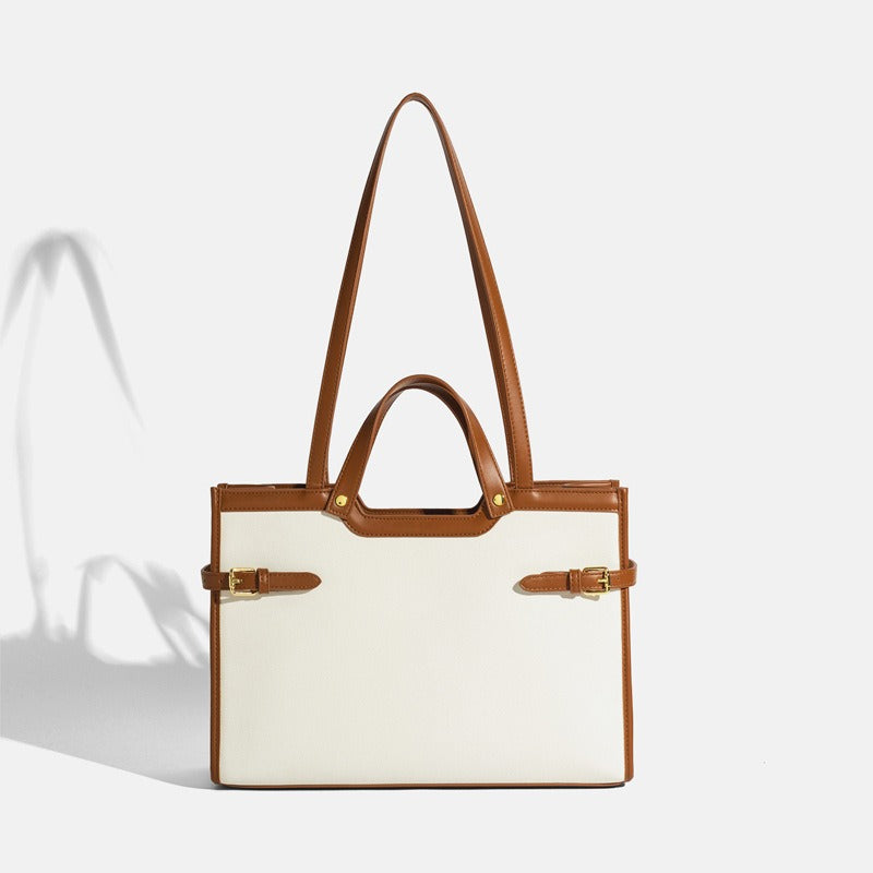 Premium Canvas Tote Bag - Stylish Commuter Handbag