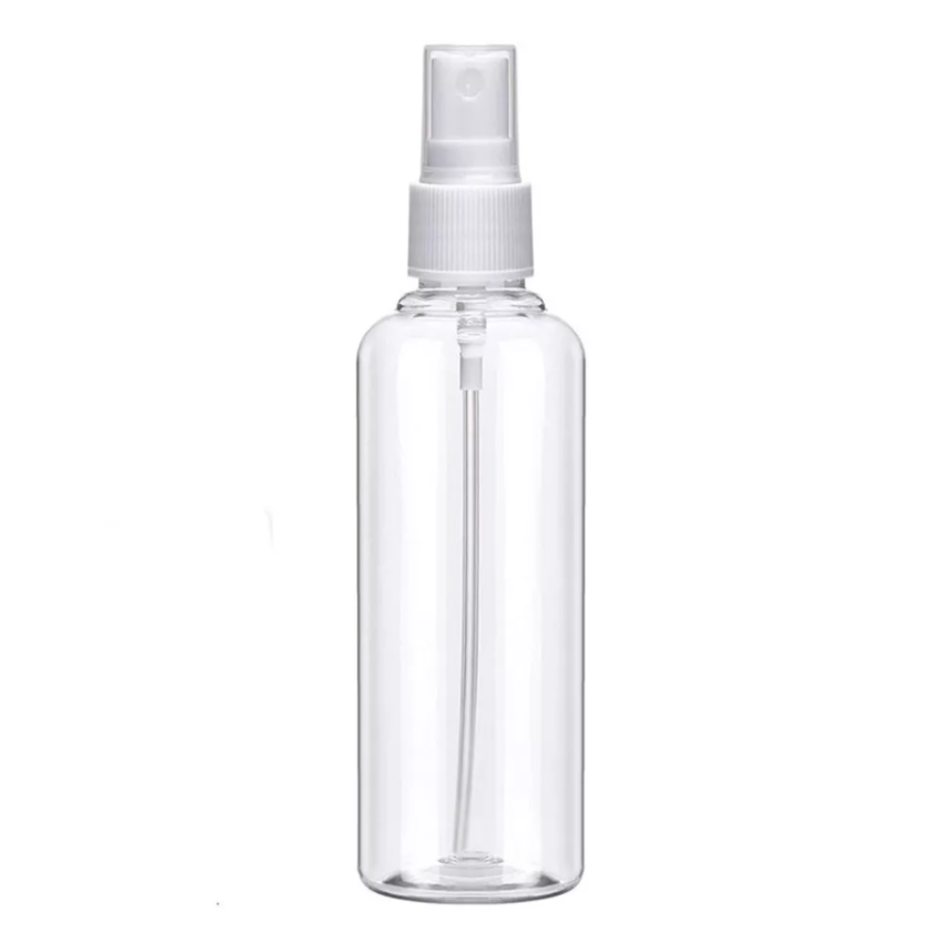 Bouteilles de spray en plastique PE transparent, 120 mL (400 unités par caisse)