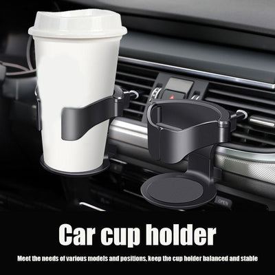 Adjustable Car Cup Holder for Air Vent - Universal Beverage Organizer