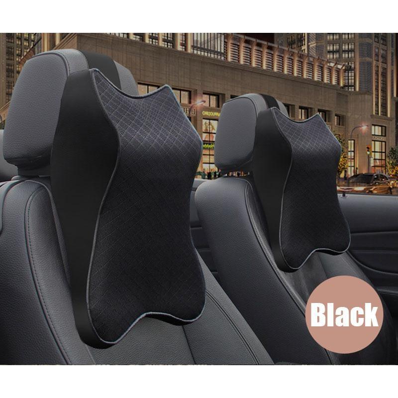 Almohada de Cuello de Espuma Viscoelástica 3D Ajustable para Coche