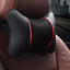 Universal Car Neck Pillow - Soft PU Leather Headrest Support