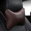 Universal Car Neck Pillow - Soft PU Leather Headrest Support