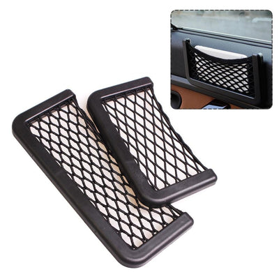 Premium Car Net Bag Phone Holder - Universal Organizer