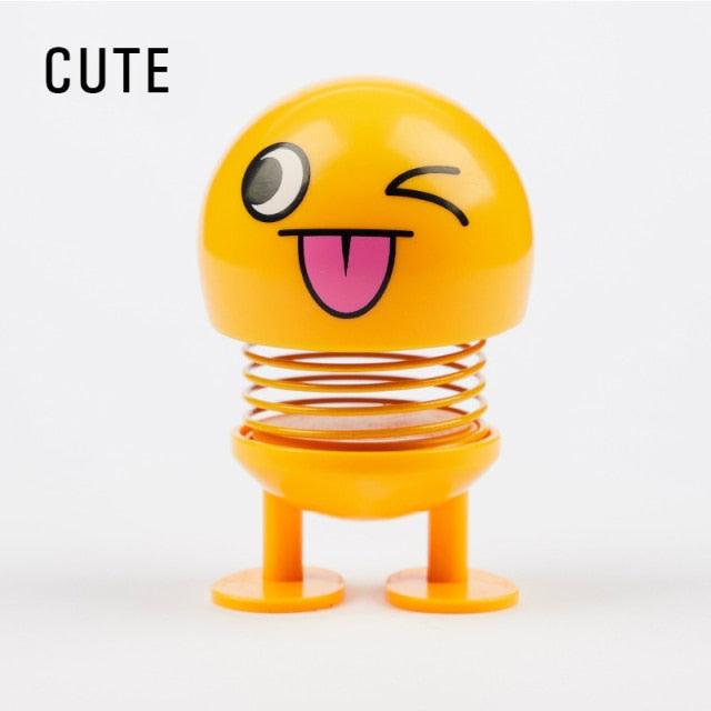 Charming Bobblehead Robot for Car Dashboard - Fun Wobble Head Decoration - Korvel