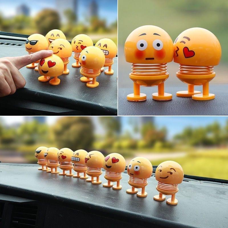 Charming Bobblehead Robot for Car Dashboard - Fun Wobble Head Decoration - Korvel