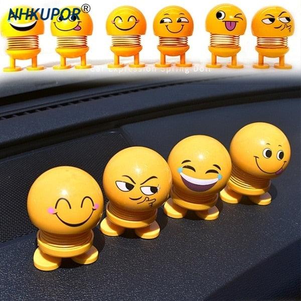 Charming Bobblehead Robot for Car Dashboard - Fun Wobble Head Decoration - Korvel