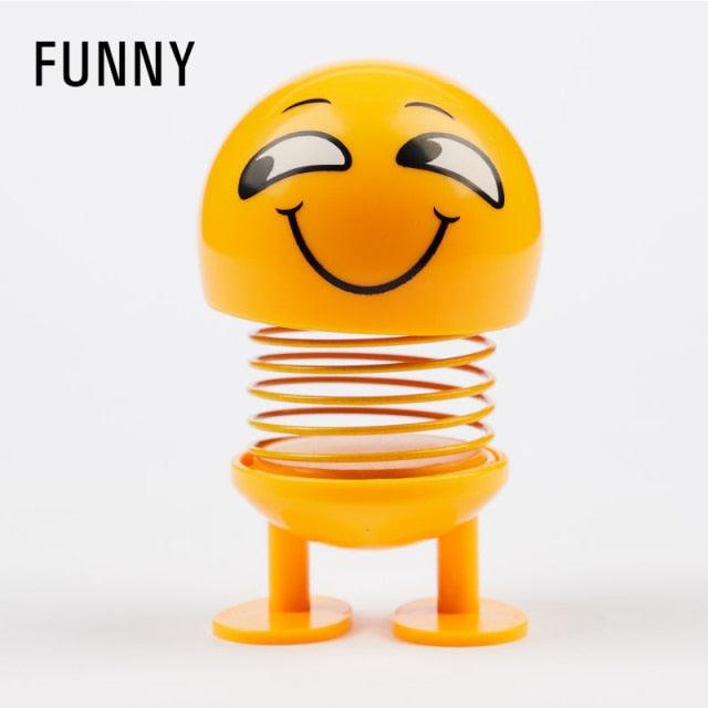 Charming Bobblehead Robot for Car Dashboard - Fun Wobble Head Decoration - Korvel