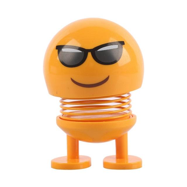 Charming Bobblehead Robot for Car Dashboard - Fun Wobble Head Decoration - Korvel