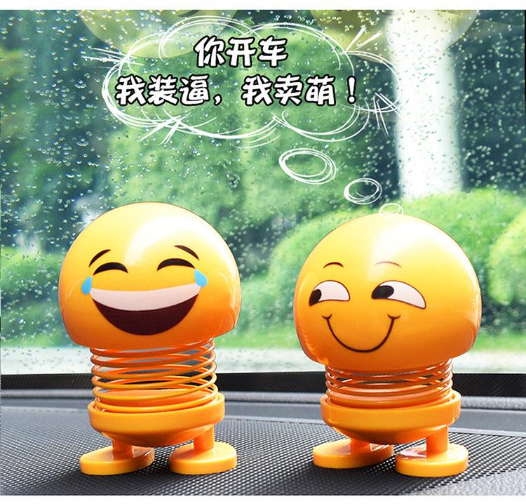 Charming Bobblehead Robot for Car Dashboard - Fun Wobble Head Decoration - Korvel