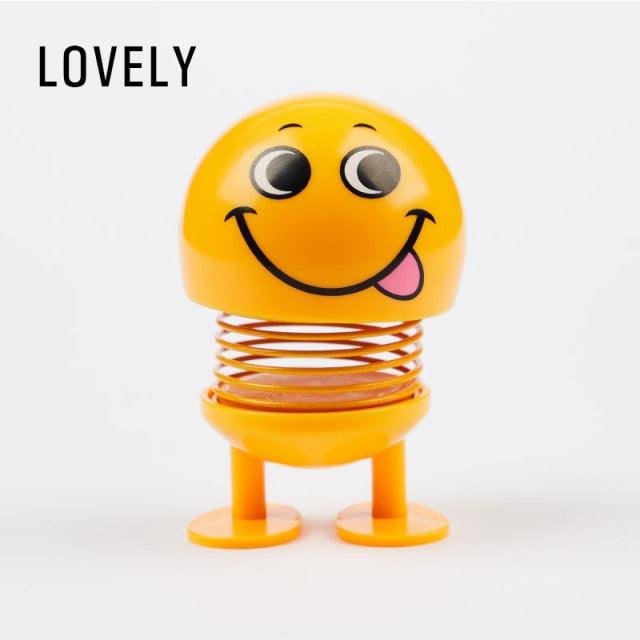 Charming Bobblehead Robot for Car Dashboard - Fun Wobble Head Decoration - Korvel