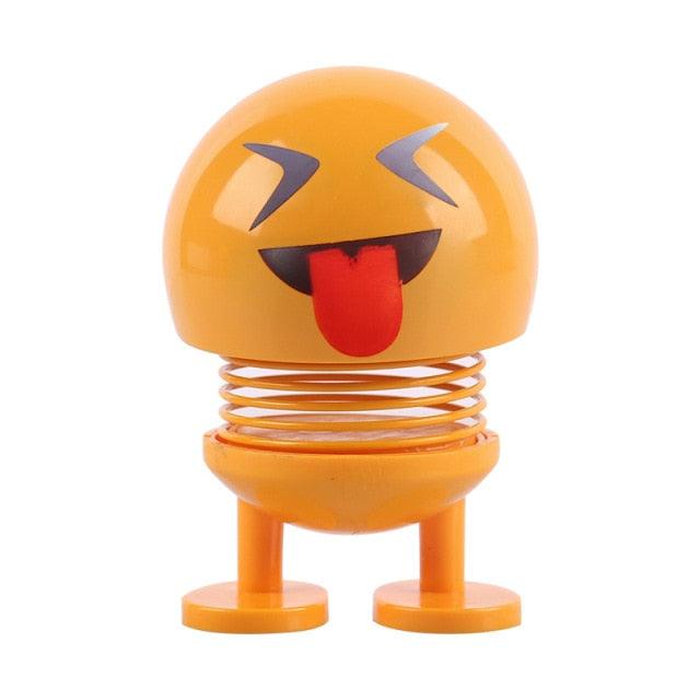 Charming Bobblehead Robot for Car Dashboard - Fun Wobble Head Decoration - Korvel