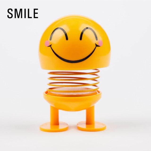 Charming Bobblehead Robot for Car Dashboard - Fun Wobble Head Decoration - Korvel