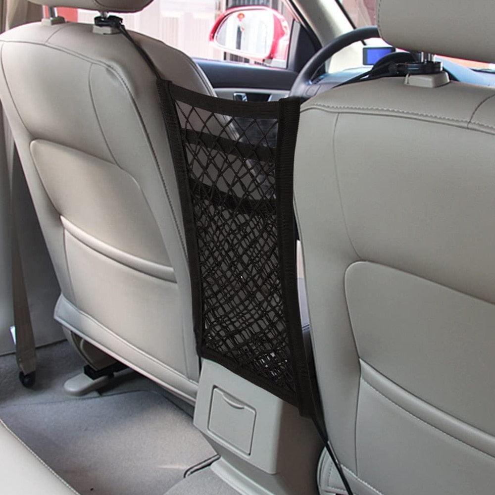 Organizador de Bolsa de Red de Almacenamiento para Automóvil Premium para Respaldo de Asiento y Male