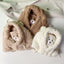 Cartoon Bear Ear Knitted Beanie Hat with Mask for Kids