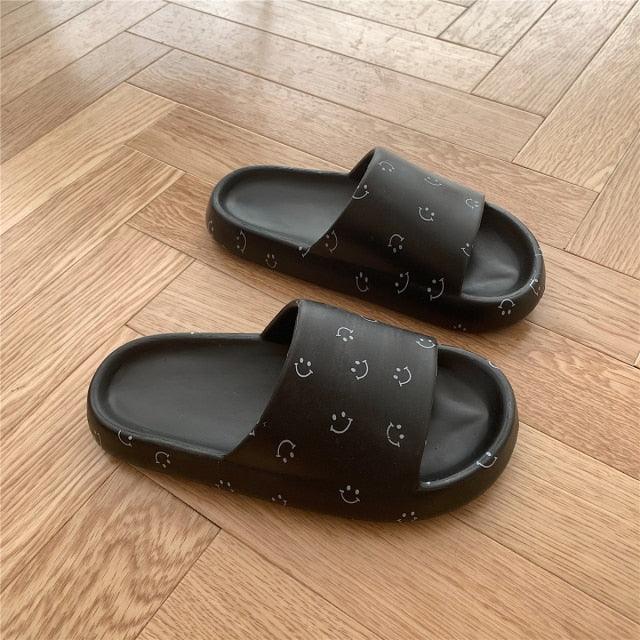 Sandalias de Oso de Moda para Parejas de Dibujos Animados - Zapatillas Antideslizantes