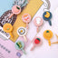 Adorable Cartoon Fruit Adhesive Hooks - Multifunctional Wall Mount for Home & Bathroom - Korvel