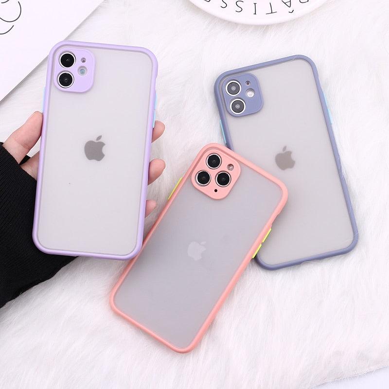 Premium Translucent iPhone Case with Camera Protection