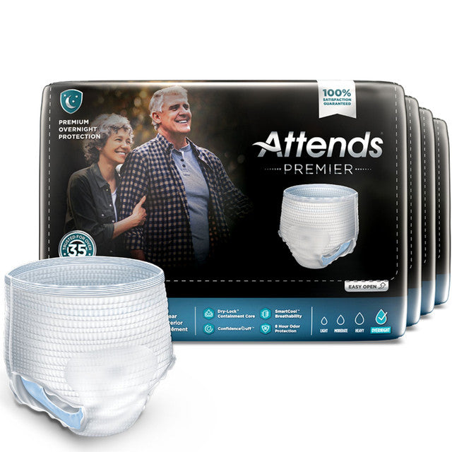 Attends Premier Protección Premium para la Noche Ropa Interior XL 58"-68"