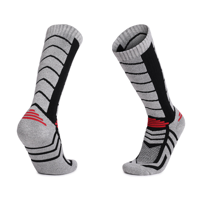 Cashmere socks Merino wool socks Autumn and winter snow socks High tube socks Outdoor skiing socks Mountaineering towel socks - Korvel