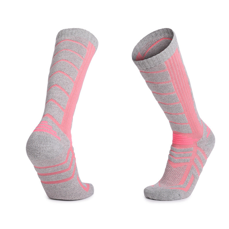 Cashmere socks Merino wool socks Autumn and winter snow socks High tube socks Outdoor skiing socks Mountaineering towel socks - Korvel