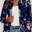 Casual cardigan long sleeved women's printed jacket - Korvel