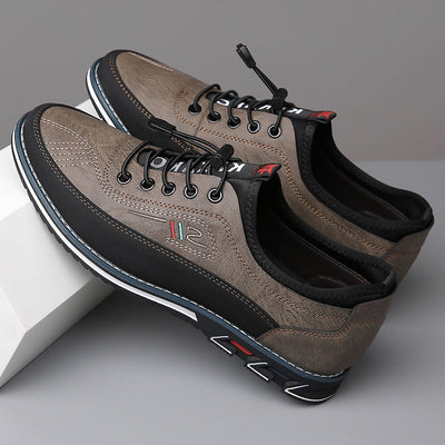 Stylish Casual Men's Sneakers with Embroidered Detail