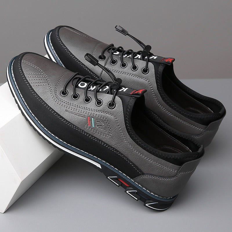 Stylish Casual Men's Sneakers with Embroidered Detail