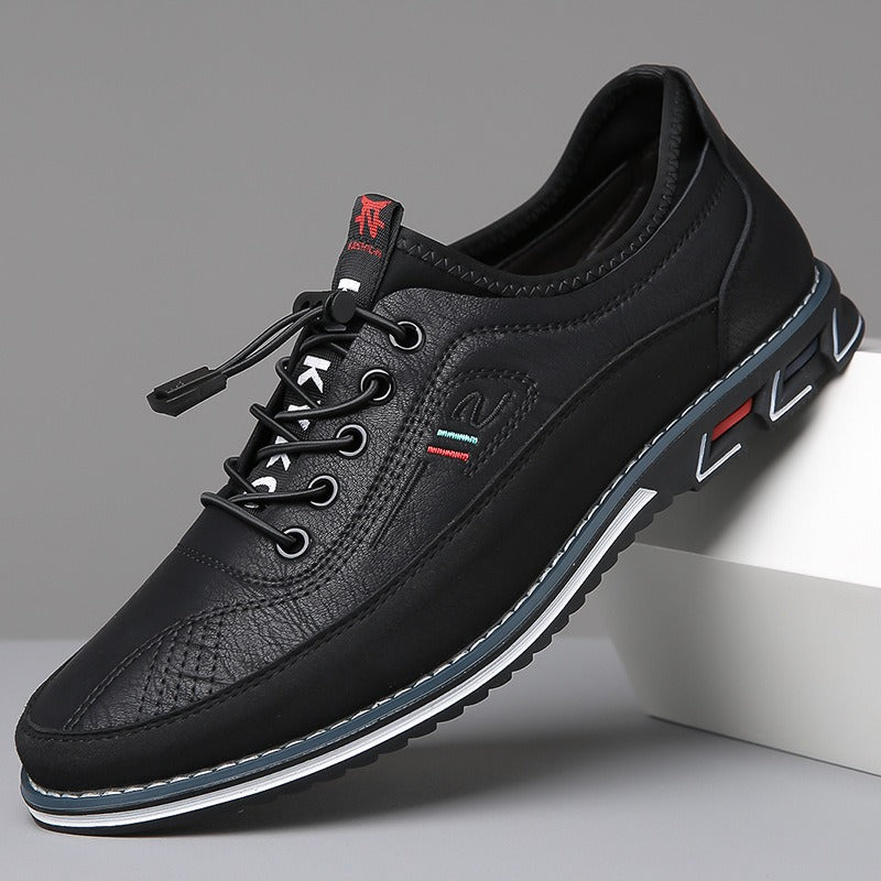 Stylish Casual Men's Sneakers with Embroidered Detail