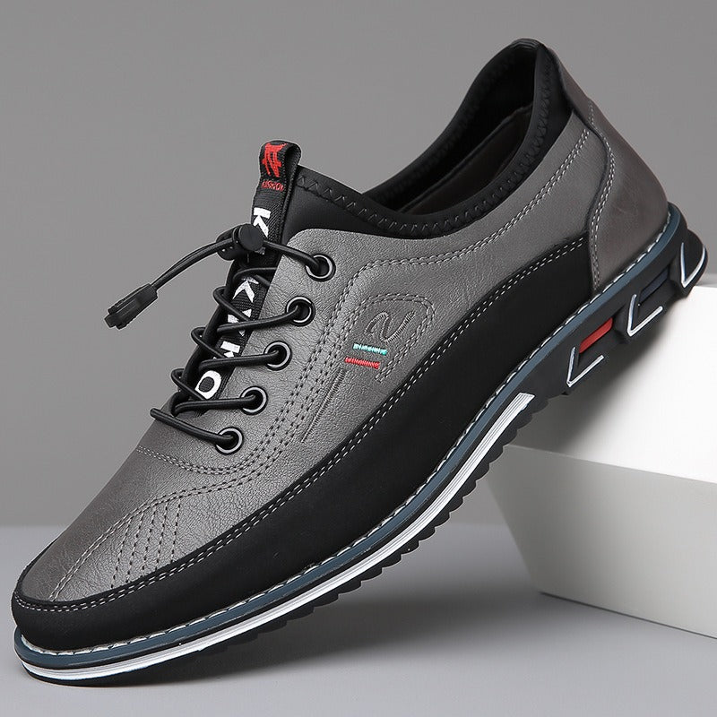 Stylish Casual Men's Sneakers with Embroidered Detail