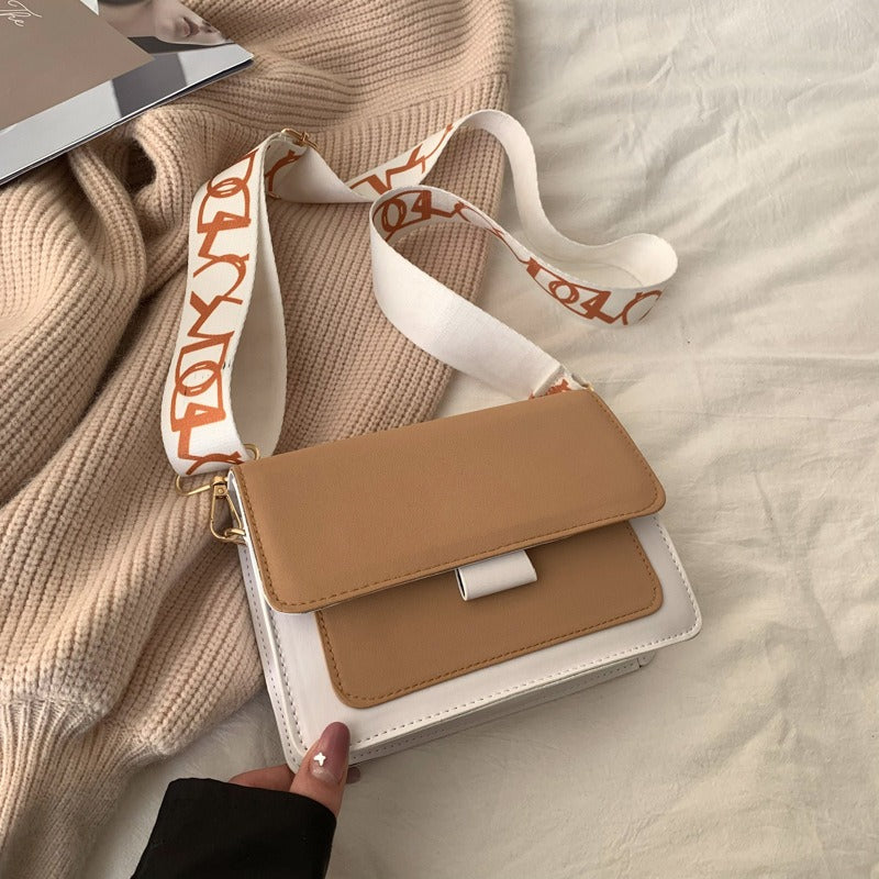 Casual retro bag women's casual shoulder bag Korean style simple crossbody small square bag - Korvel