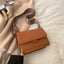 Casual retro bag women's casual shoulder bag Korean style simple crossbody small square bag - Korvel