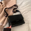 Casual retro bag women's casual shoulder bag Korean style simple crossbody small square bag - Korvel