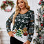 Casual round neck Christmas sweater with lazy style autumn and winter pullover sweater - Korvel