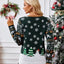 Casual round neck Christmas sweater with lazy style autumn and winter pullover sweater - Korvel