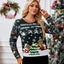 Casual round neck Christmas sweater with lazy style autumn and winter pullover sweater - Korvel