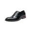 Zapatillas de cuero premium para hombre con cordones