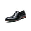 Zapatillas de cuero premium para hombre con cordones