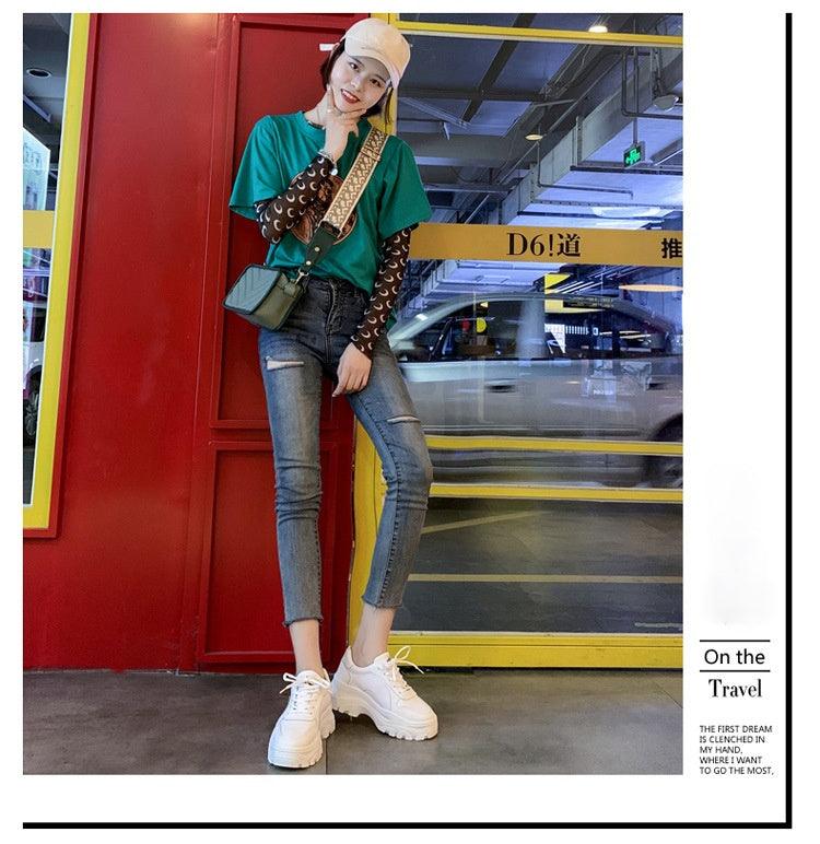 Premium Casual Winter Women's Thick Platform Sneakers