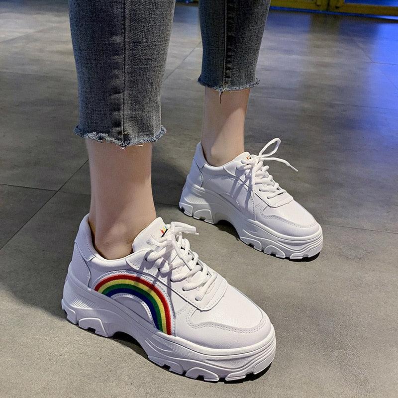 Premium Casual Winter Women's Thick Platform Sneakers